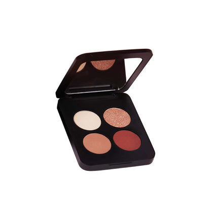 YOUNGBLOOD Presuotų mineralinių akių šešėlių paletė “Pressed Mineral Eyeshadow Quad”, 4 g