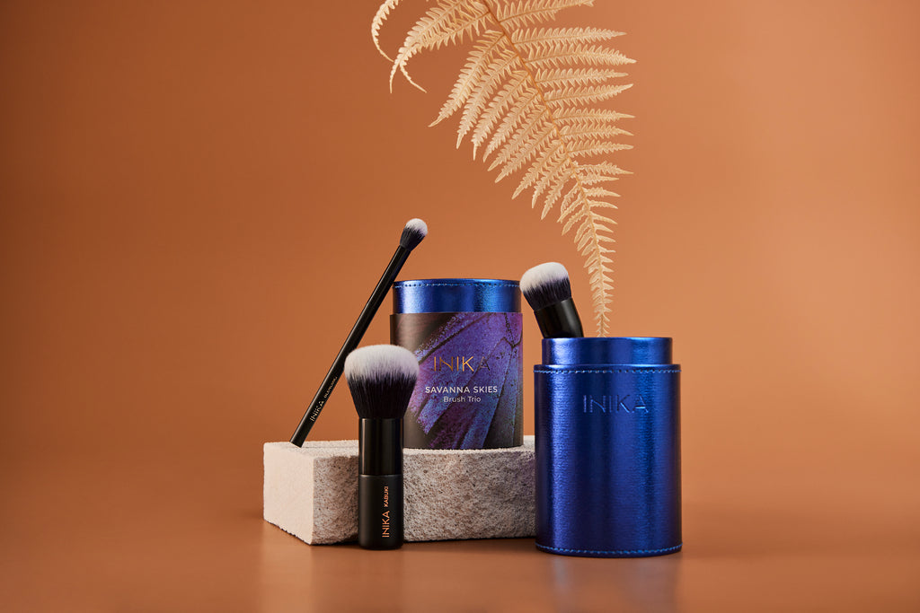 INIKA šepetėlių rinkinys „Savanna Skies Brush Trio“