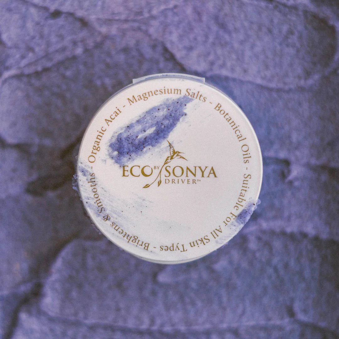 ECO by SONYA veido šveitiklis visų tipų odai „Super Acai Exfoliator”, 125 g