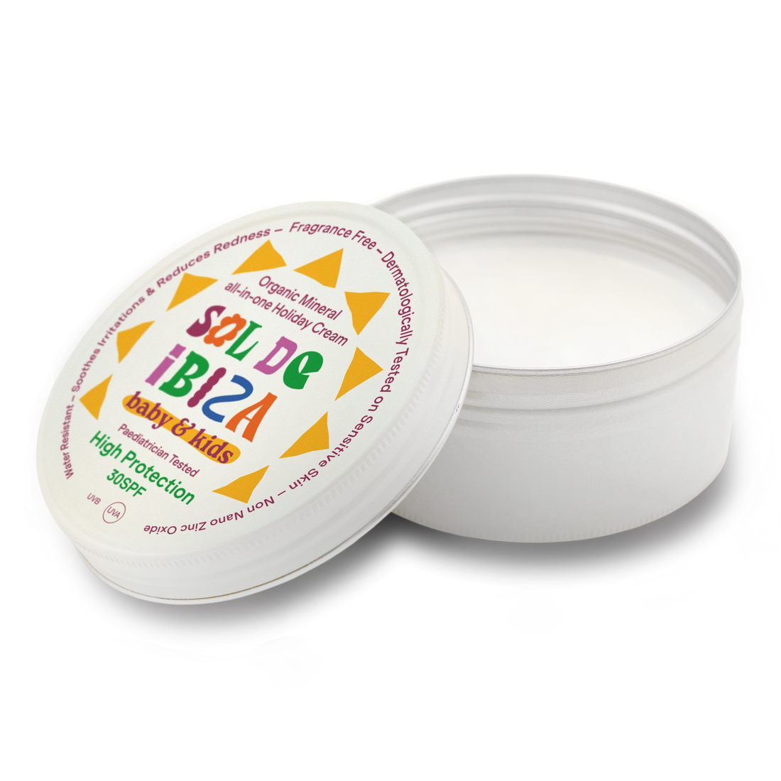 SOL DE IBIZA face and body sun protection cream for children BABY&amp;amp;KIDS SPF 30, 100 g