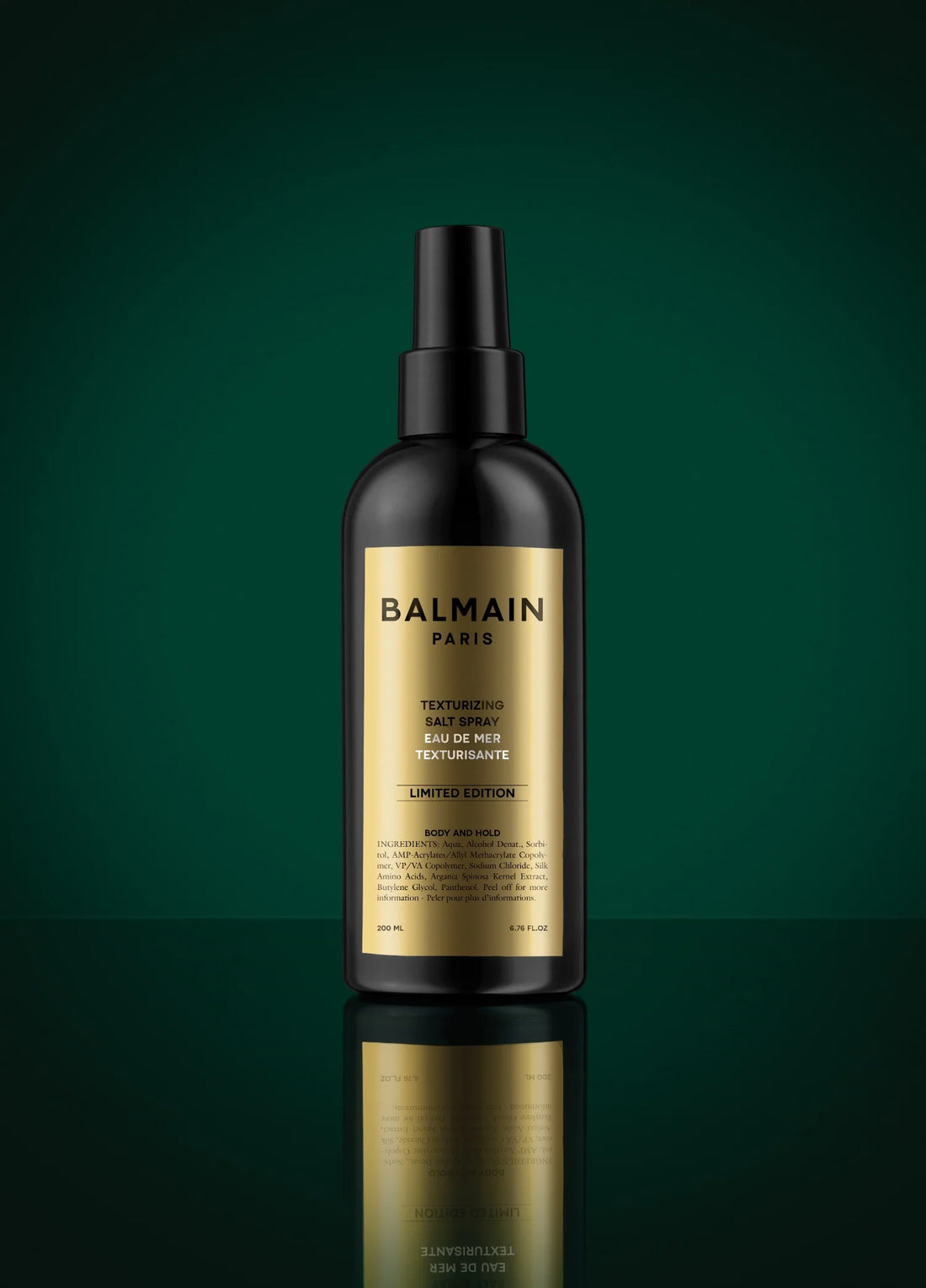 BALMAIN plaukus formuojančios druskos purškiklis „Texturizing Salt Spray“, 200 ml