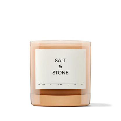 SALT &amp; STONE scented candle &quot;SAFFRON &amp; CEDAR&quot;, 240 g