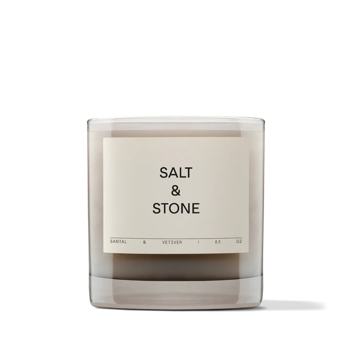 SALT &amp; STONE scented candle &quot;SANTAL &amp; VETIVER&quot;, 240 g