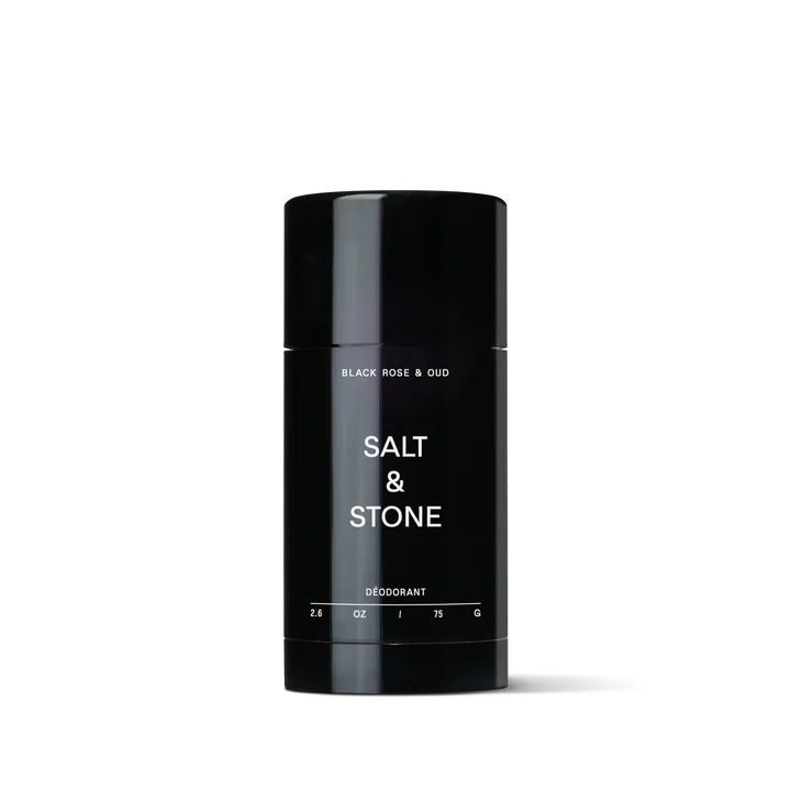 SALT &amp; STONE natūralus dezodorantas &quot;Black Rose &amp; Oud&quot;, 75 g