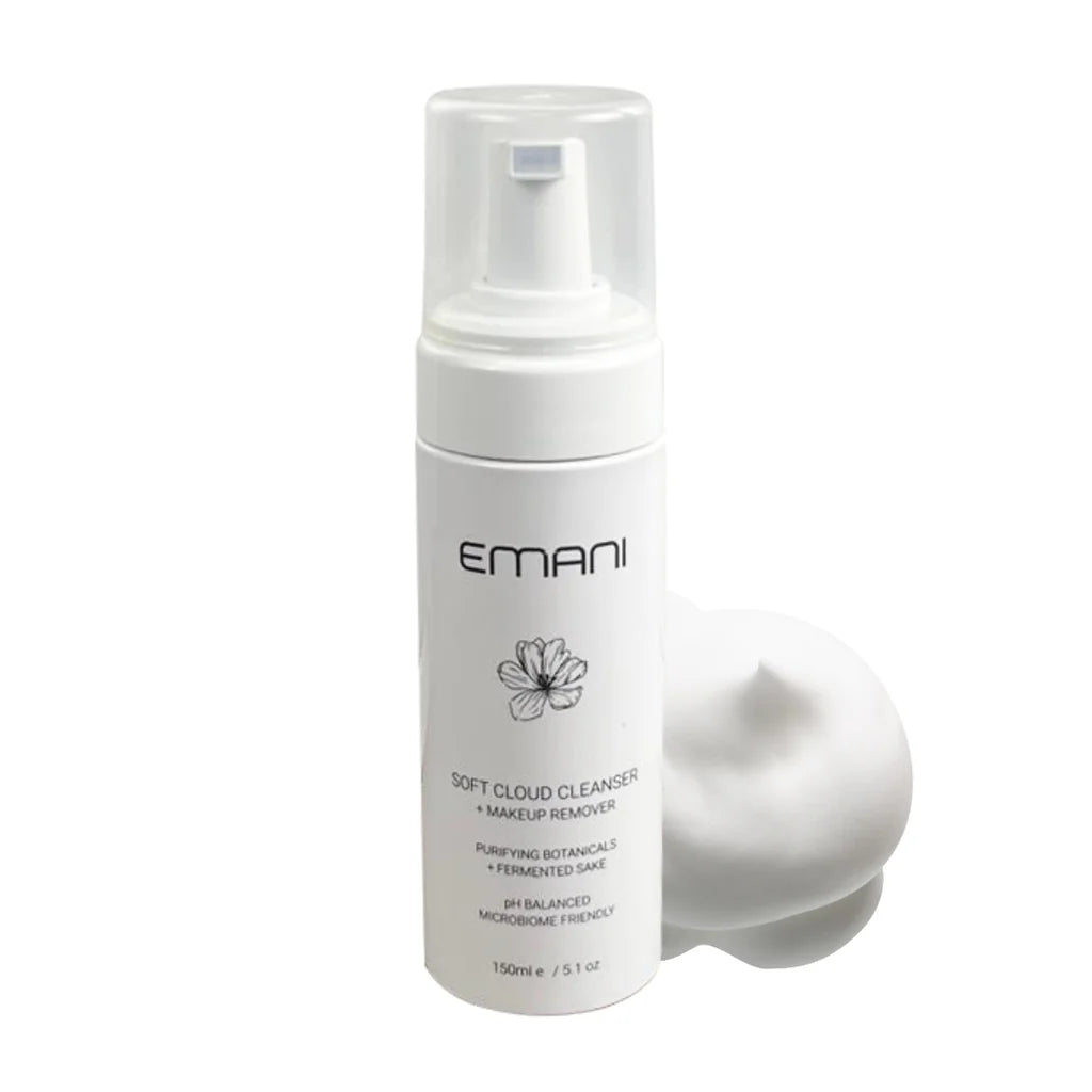 EMANI veido prausiklis &quot;Soft Cloud Cleanser + Makeup Remover&quot;, 150 ml