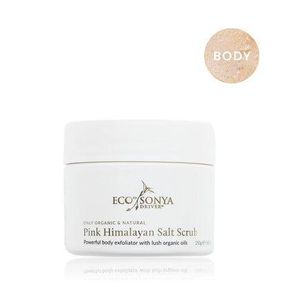 ECO by SONYA rožinės himalajų druskos kūno šveitiklis „Pink Himalayan Salt Scrub”, 250 g