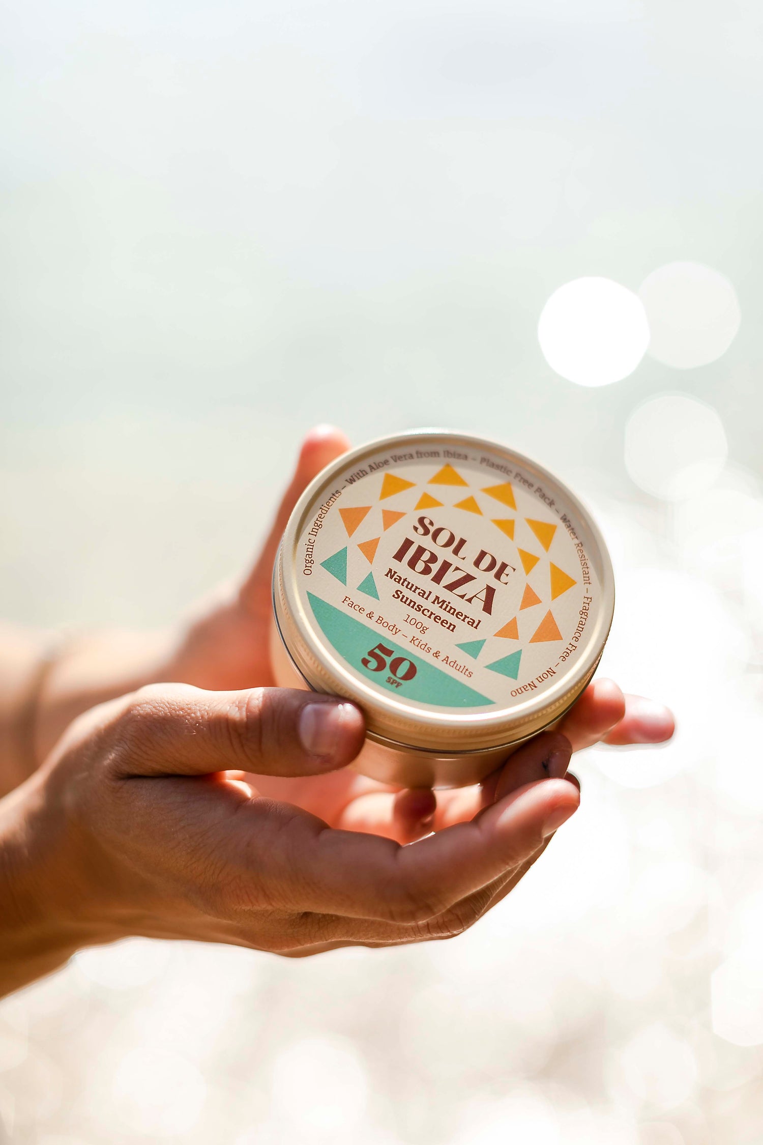 SOL DE IBIZA apsauginis kremas veidui ir kūnui nuo saulės su SPF 50, 100 g