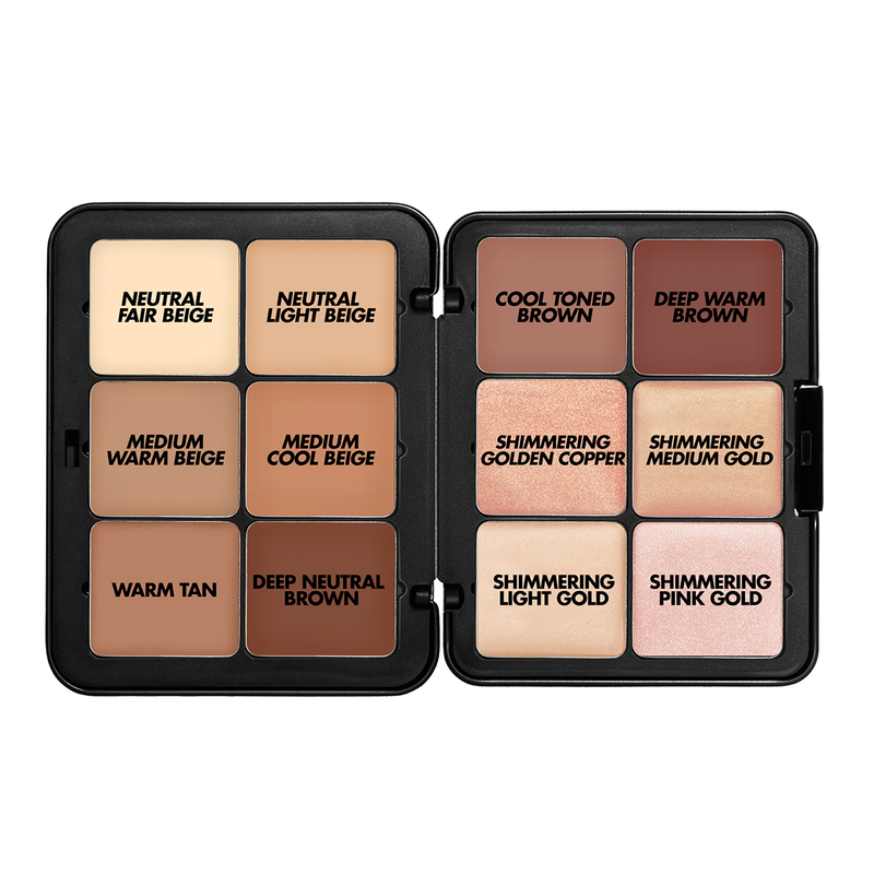 MAKE UP FOR EVER 12-color powder palette &quot;Ultra HD Palette&quot;, 27.6 g