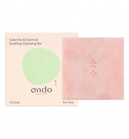 ONDO prausimosi muilas &quot;Calamine &amp; Oatmeal Soothing Cleansing Bar&quot;, 70 g