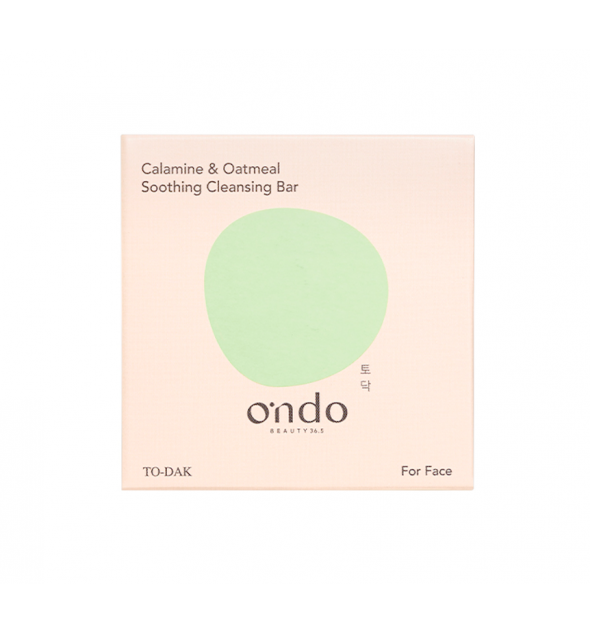 ONDO prausimosi muilas &quot;Calamine &amp; Oatmeal Soothing Cleansing Bar&quot;, 70 g