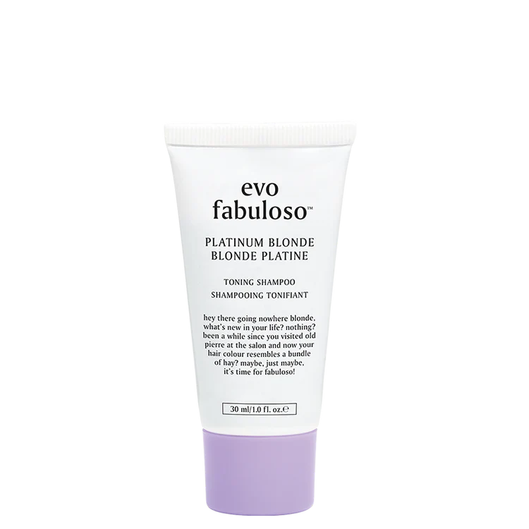 EVO Fabuloso toning shampoo &quot;Platinum Blonde&quot;, 30 ml