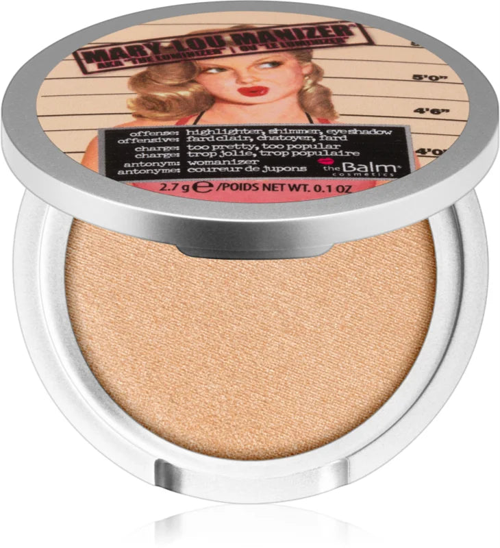 THE BALM švytėjimo suteikianti priemonė &quot;Mary -Lou Manizer&quot;, 2,7 g.