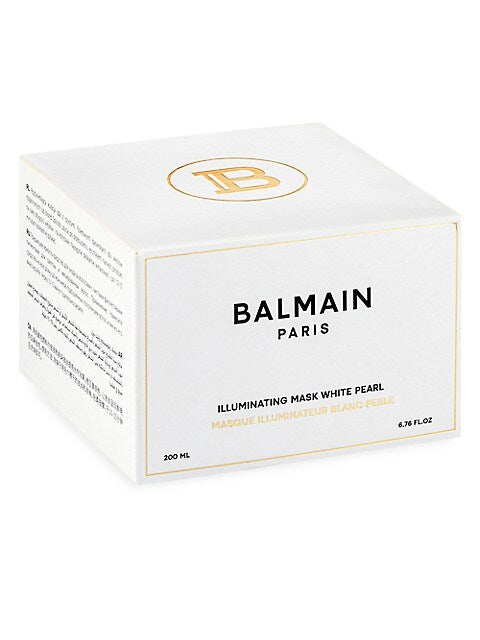 BALMAIN plaukų kaukė šviesintiems plaukams „illuminating white pearl“, 200 ml