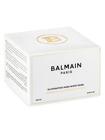 BALMAIN plaukų kaukė šviesintiems plaukams „illuminating white pearl“, 200 ml