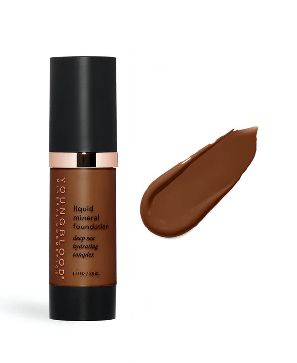 YOUNGBLOOD skystas mineralinis makiažo pagrindas “Liquid Mineral Foundation”, 30 ml