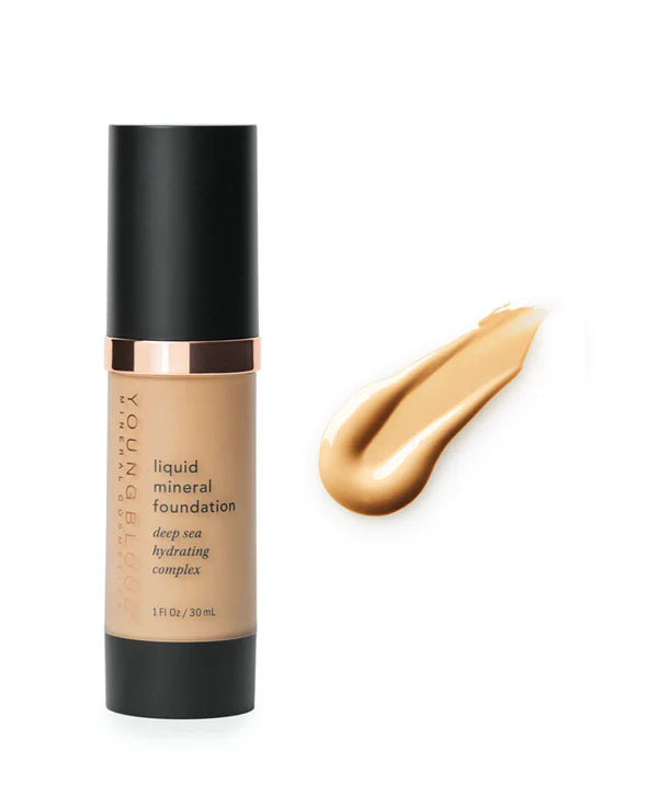 YOUNGBLOOD skystas mineralinis makiažo pagrindas “Liquid Mineral Foundation”, 30 ml