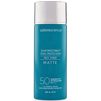 COLORESCIENCE SUNFORGETTABLE® mineralinė apsauga nuo saulės su atspalviu (MATTE) SPF 50, 55 ml